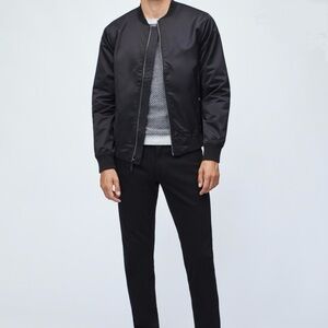 BONOBOS Men Jacket Medium Slim Fit Boulevard Bomber Zipper